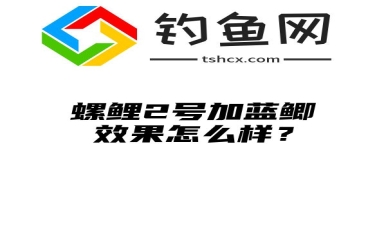 螺鲤2号加蓝鲫效果怎么样？