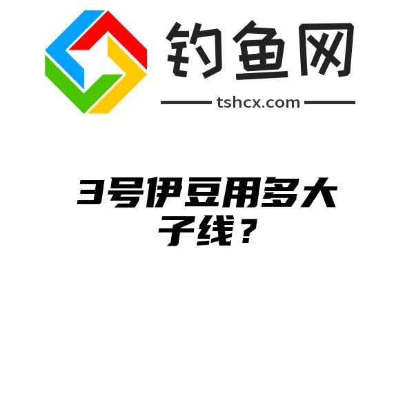 3号伊豆用多大子线？