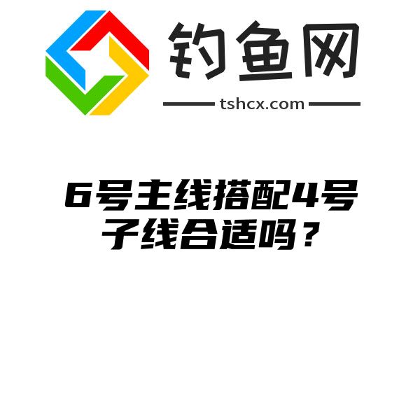 6号主线搭配4号子线合适吗？