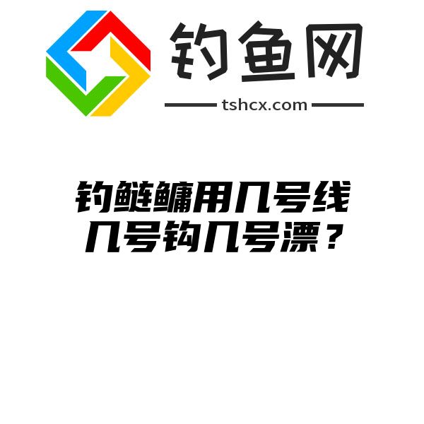 钓鲢鳙用几号线几号钩几号漂？