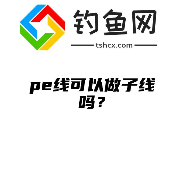 pe线可以做子线吗？